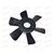 Крыльчатка вентилятора 2410 охлаждения ДВС (6 лоп) (черная) Запорожье РАСПРОДАЖА!, изображение 3