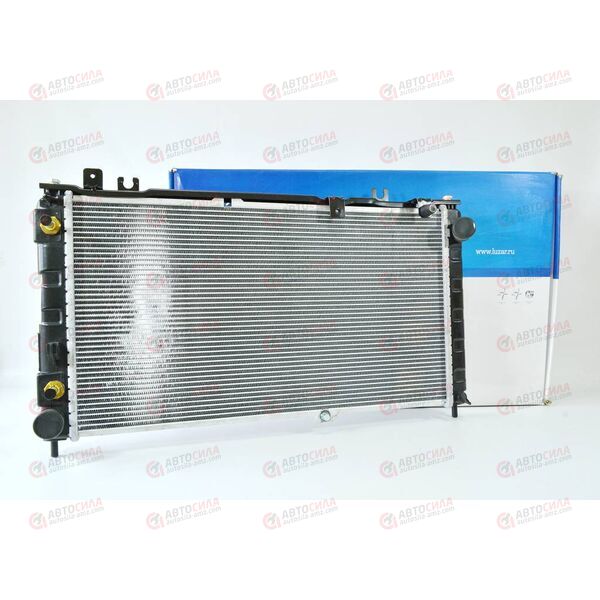 Радиатор охлаждения ВАЗ 2190 автомат (алюм-паяный) Luzar