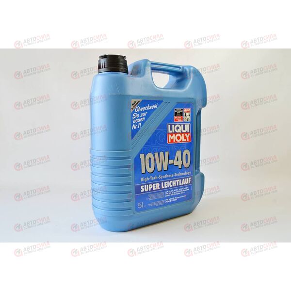Масло ДВС LIQUI MOLY 10W40 Super Leichtlauf (НС-синт) A3/B4 SN 5 л (9505), Емкость: 5 л