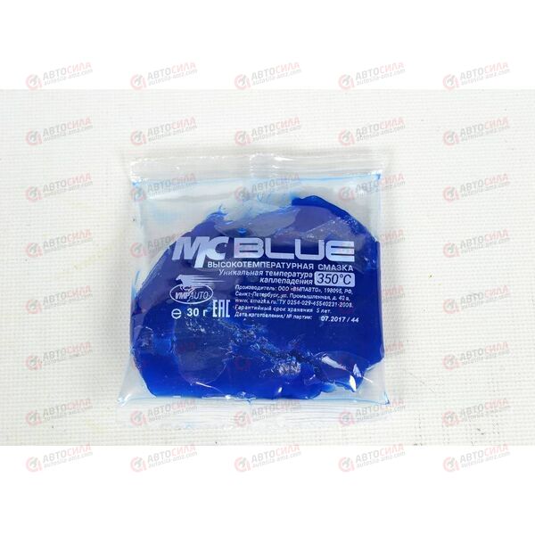 Смазка литиевая высокотемпературная 30 г MC-1510 BLUE (стик-пакеты) (100 шт) ВМПАВТО , изображение 2