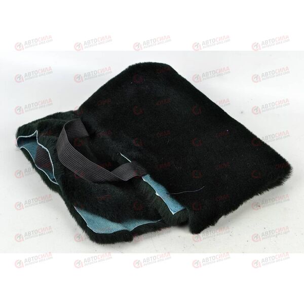 Накидка (подушка) из натур меха на сиденье черн 45*45 см AIRLINE, изображение 2