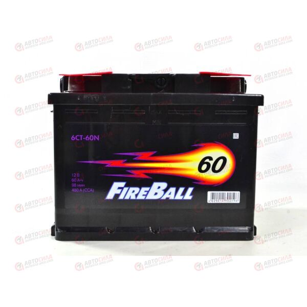 Аккумулятор 60VL FIRE BALL (L+) (1) (пт 480)(242х175х190) 2018 год, изображение 2