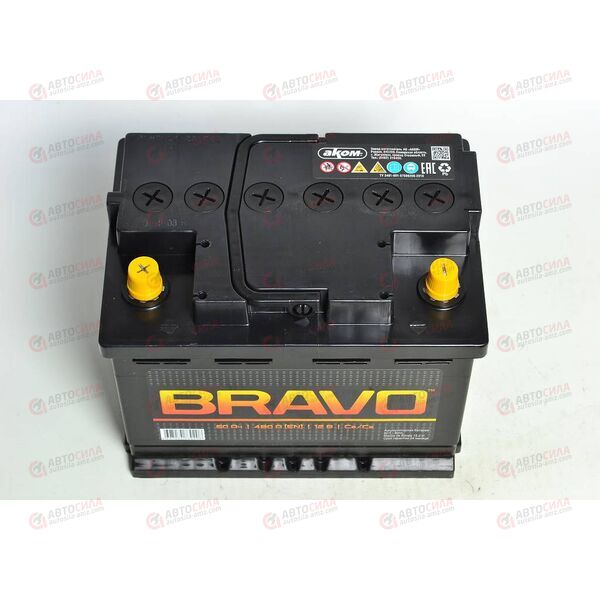 Аккумулятор 60VL BRAVO (L+) (1) (пт 480)(242х175х190) 2019 год, изображение 3