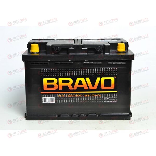 Аккумулятор 74VL BRAVO (L+) (1) (пт 650)(278х175х190) 2019 год, изображение 2