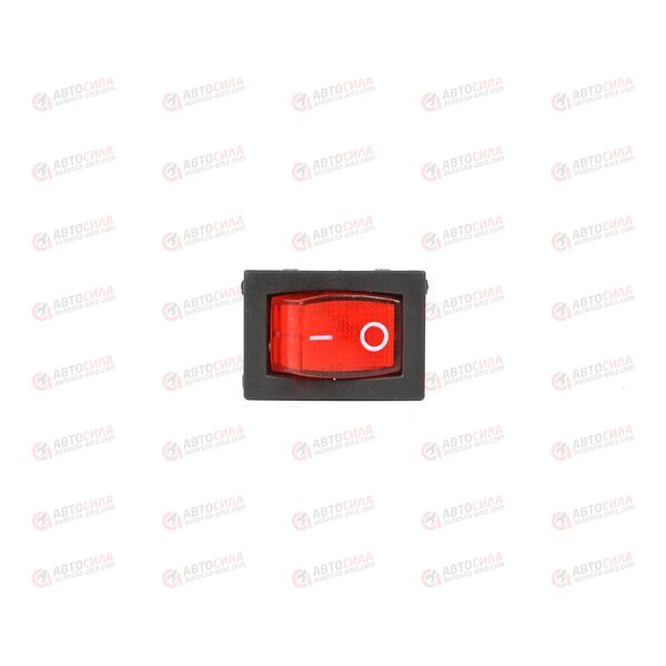 Кнопка универсальная Mini красная с подсветкой (3 конт) Nord Yada, изображение 2