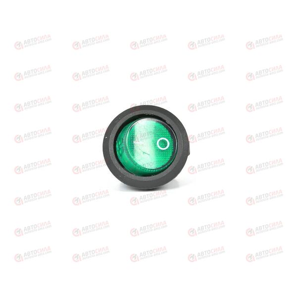Кнопка универсальная круглая зеленая с подсветкой (3 конт) Nord Yada, изображение 2