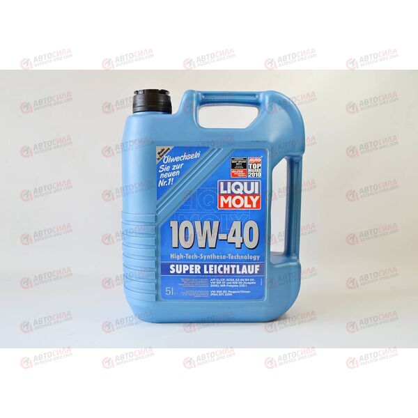 Масло ДВС LIQUI MOLY 10W40 Super Leichtlauf (НС-синт) A3/B4 SN 5 л (9505), Емкость: 5 л, изображение 3