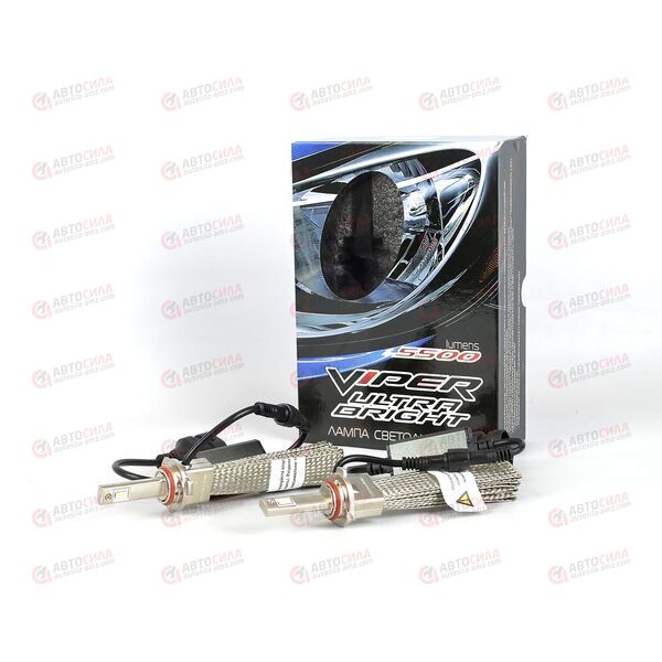 Лампа с/диод HВ3 LED 9-32В 50Вт 5500К 6000Лм (гибкий кулер) ULTRA BRIGHT (2 шт) VIPER