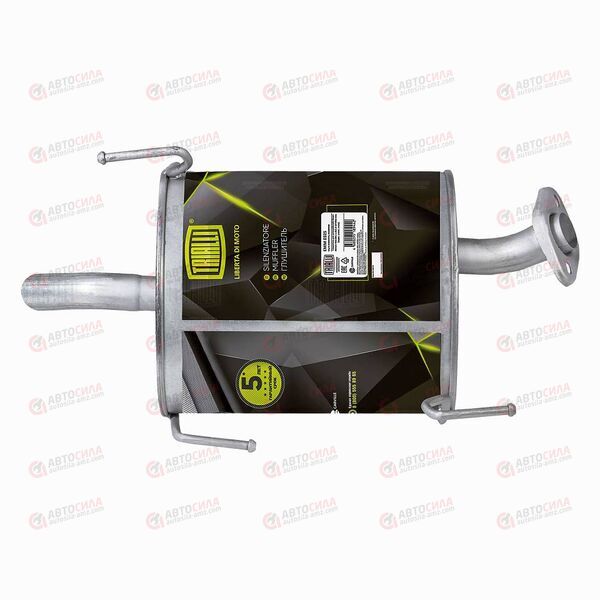 Глушитель Nissan Almera N16 хетчбек (00-) 1.5i/1.8 (алюмин) (EMM 0325) TRIALLI
