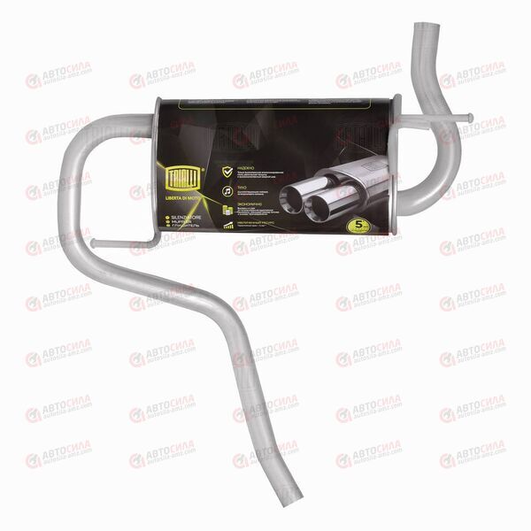Глушитель Renault Duster (10-) 4WD (алюмин) (EMM 0904) TRIALLI