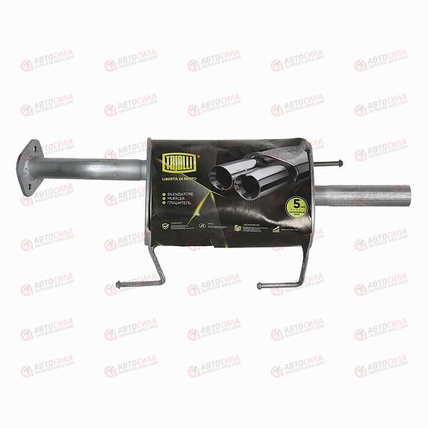 Глушитель Nissan Almera N16 (00-) (алюмин) (EMM 1401) TRIALLI