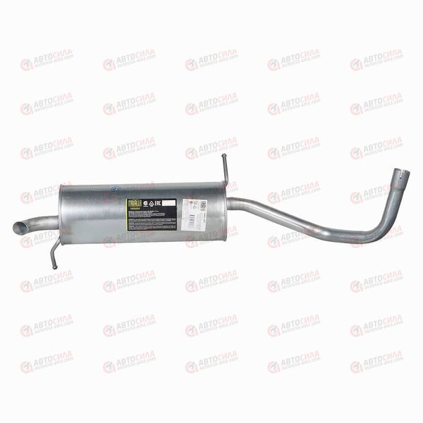 Глушитель Skoda Fabia (01-) / VW Polo IV (01-) 1.4i (алюмин) (EMM 1811) TRIALLI