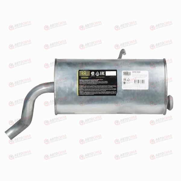 Глушитель Peugeot Partner (03-) 1.1i/1.4i/1.6i (алюмин) (EMM 2002) TRIALLI