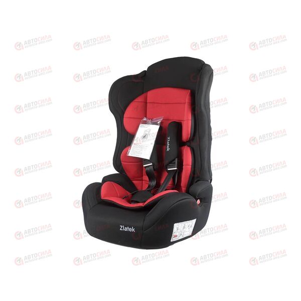 Автокресло детское Atlantic lux гламур красный в разборе, гр 1/2/3, 9-36 кг, 1-12 лет ZL513 ZLATEK